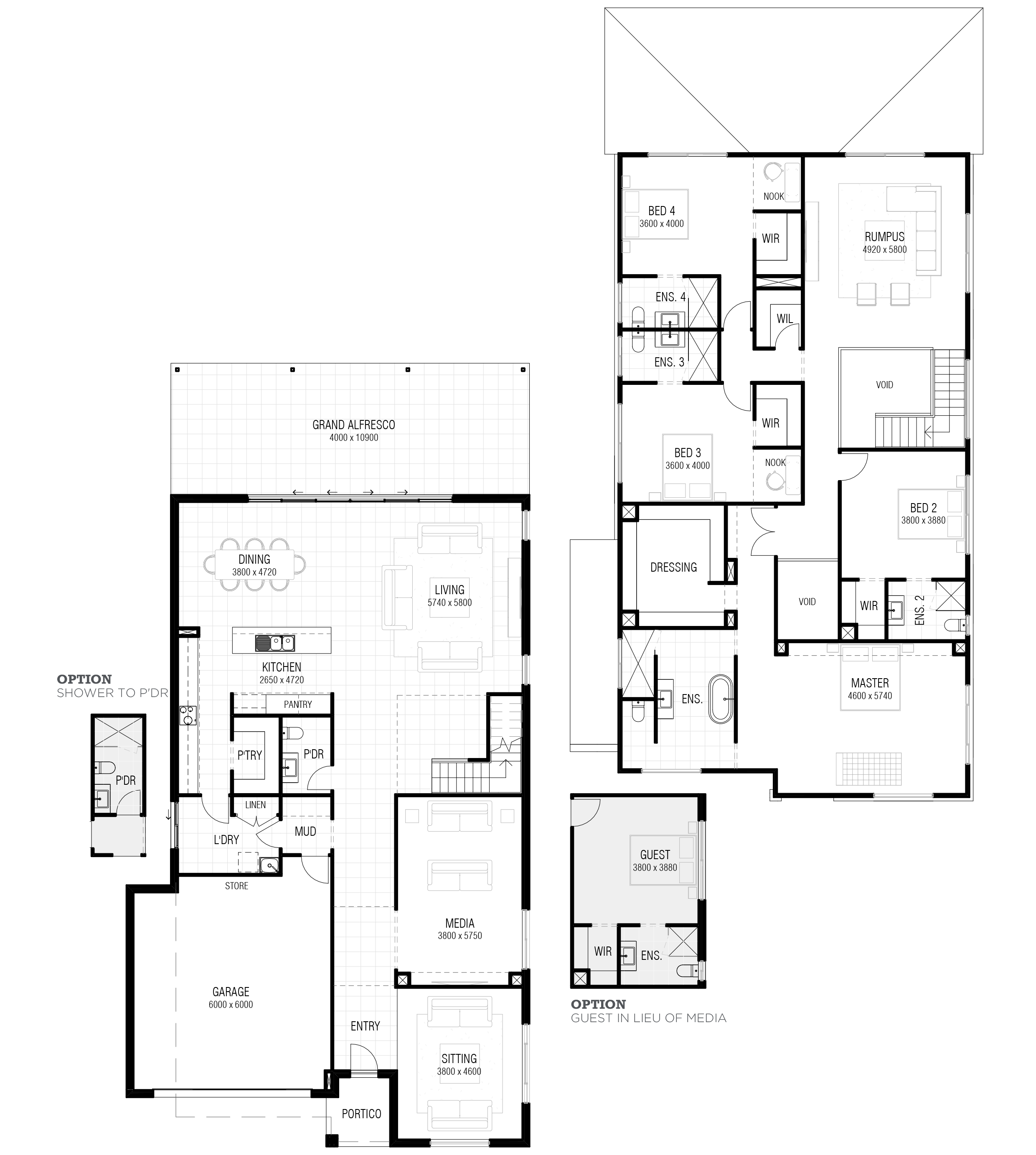 Bedford 460 DoubleStorey Home Design DC Living
